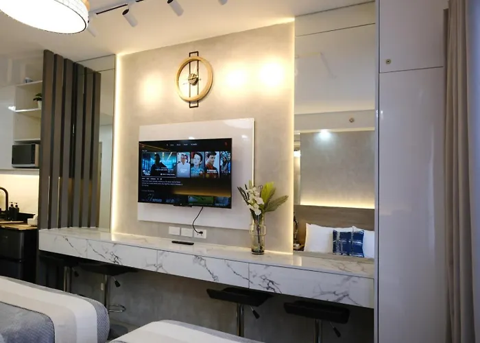 Apartment Stylish Condotel With 2 Beds Near Mall Of & Airport - Jwl Manila