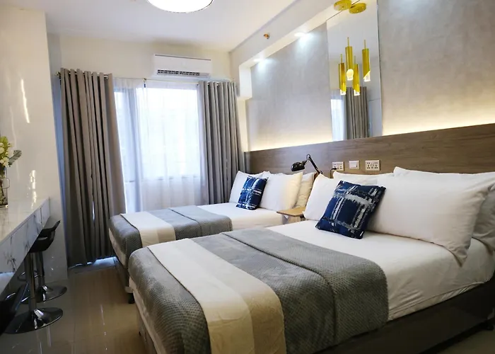 Stylish Condotel With 2 Beds Near Mall Of & Airport - Jwl *