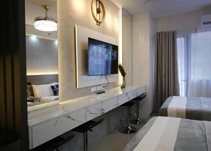 Stylish Condotel With 2 Beds Near Mall Of & Airport - Jwl * Manila