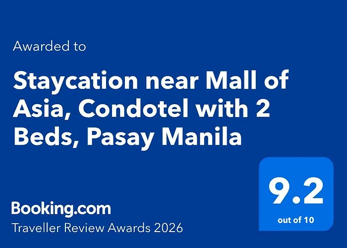 Stylish Condotel With 2 Beds Near Mall Of & Airport - Jwl Apartment Manila